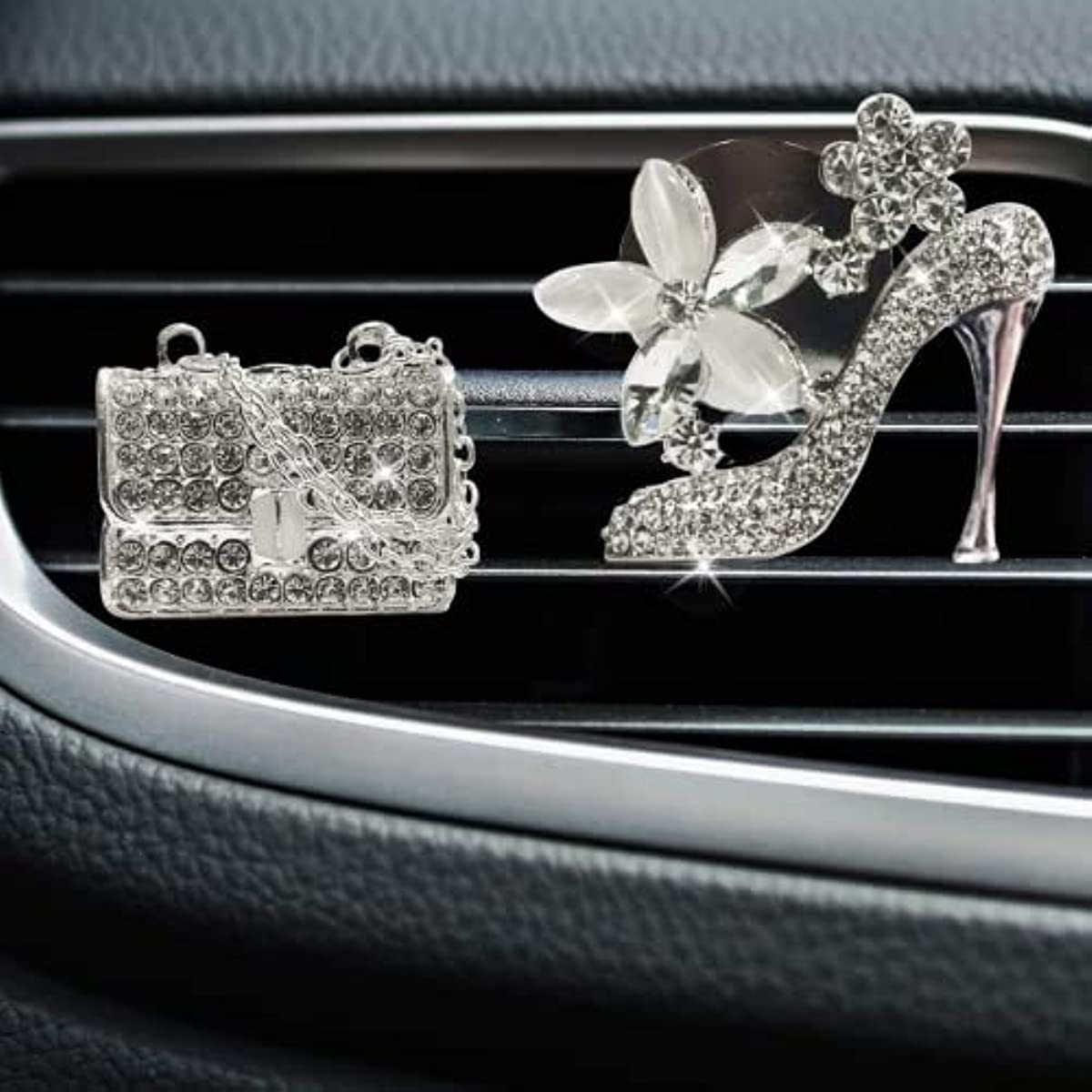 Women Bags Outlet - 2Pcs Bling High Heel Bag Car