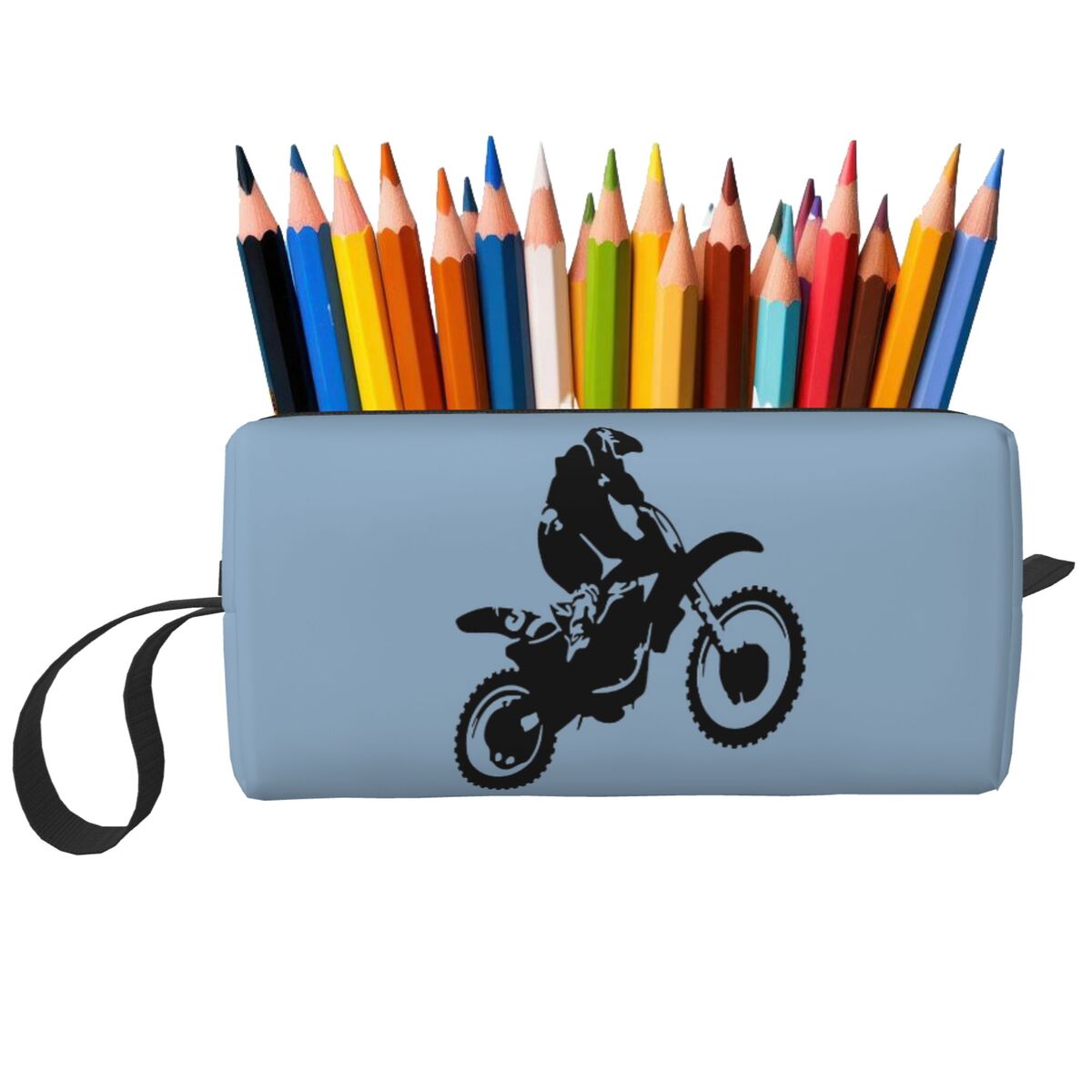 Women Bags Vector - Moto X Dirt Bike Monotone Vector