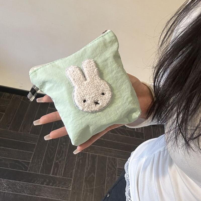 Women Bags Purses - New Miffy Zipper Makeup Bag Creativity