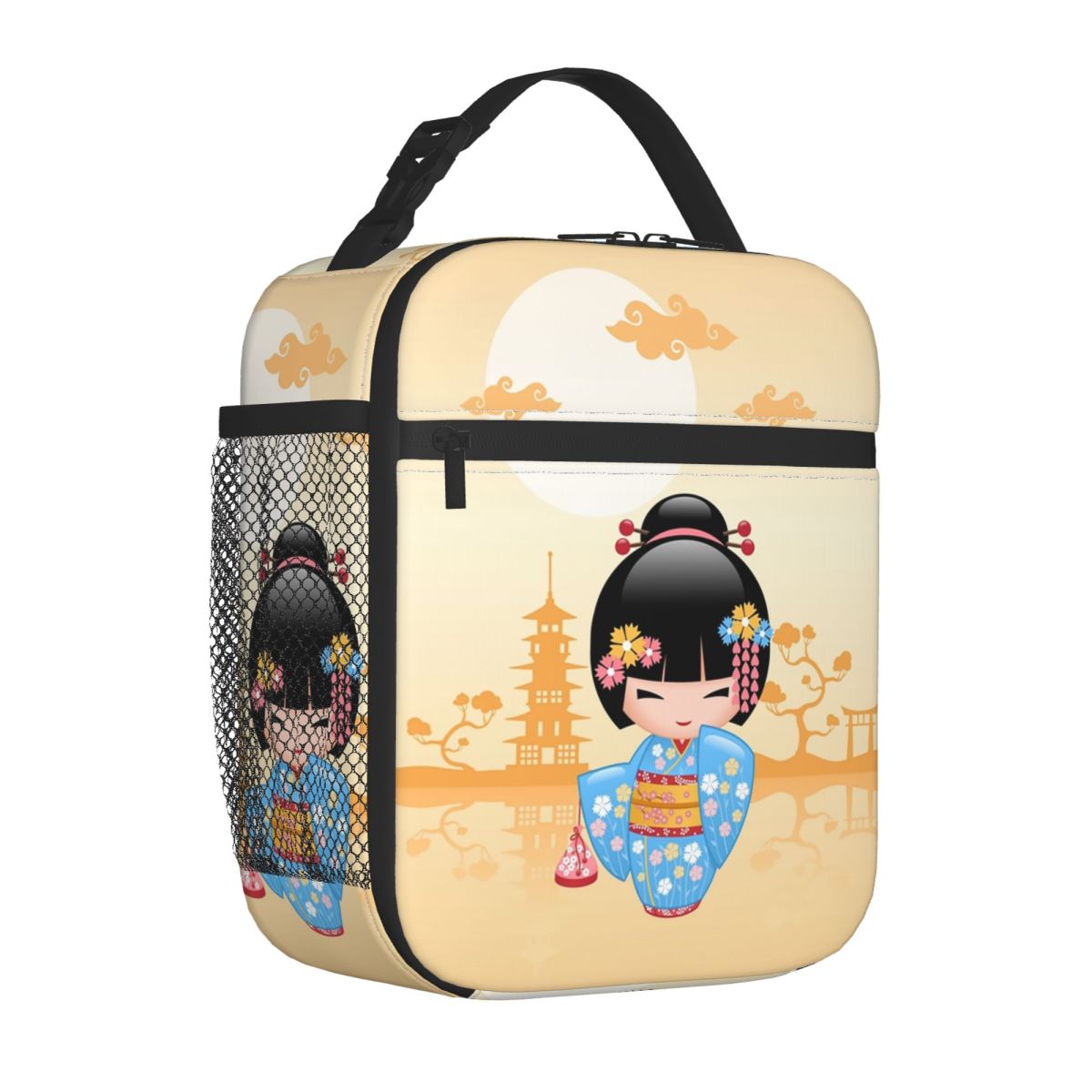 Japanese Maiko Kokeshi Doll In - Women Bags Vector review and price