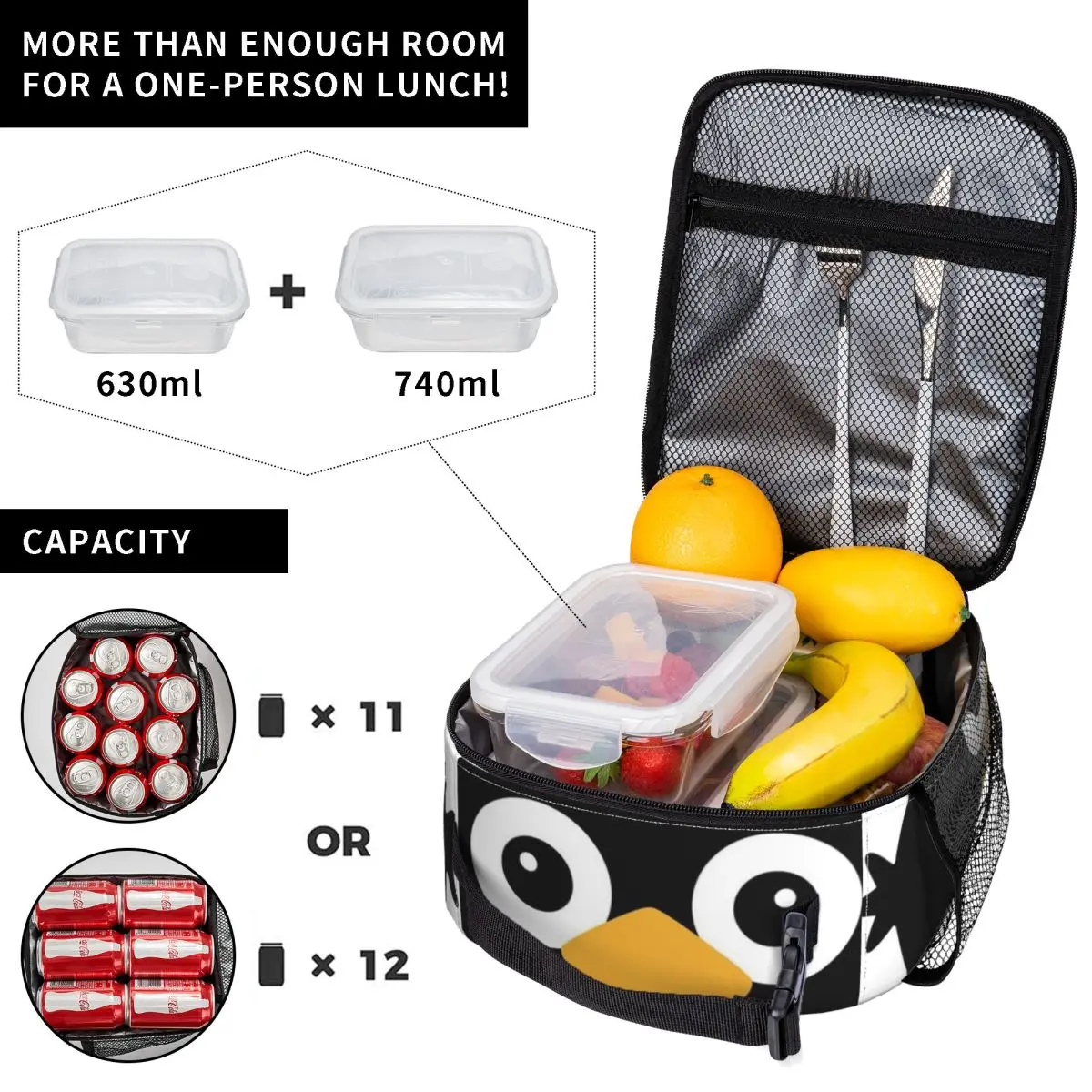 Cute Vector Penguin Insulated  - Women Bags Vector review and price