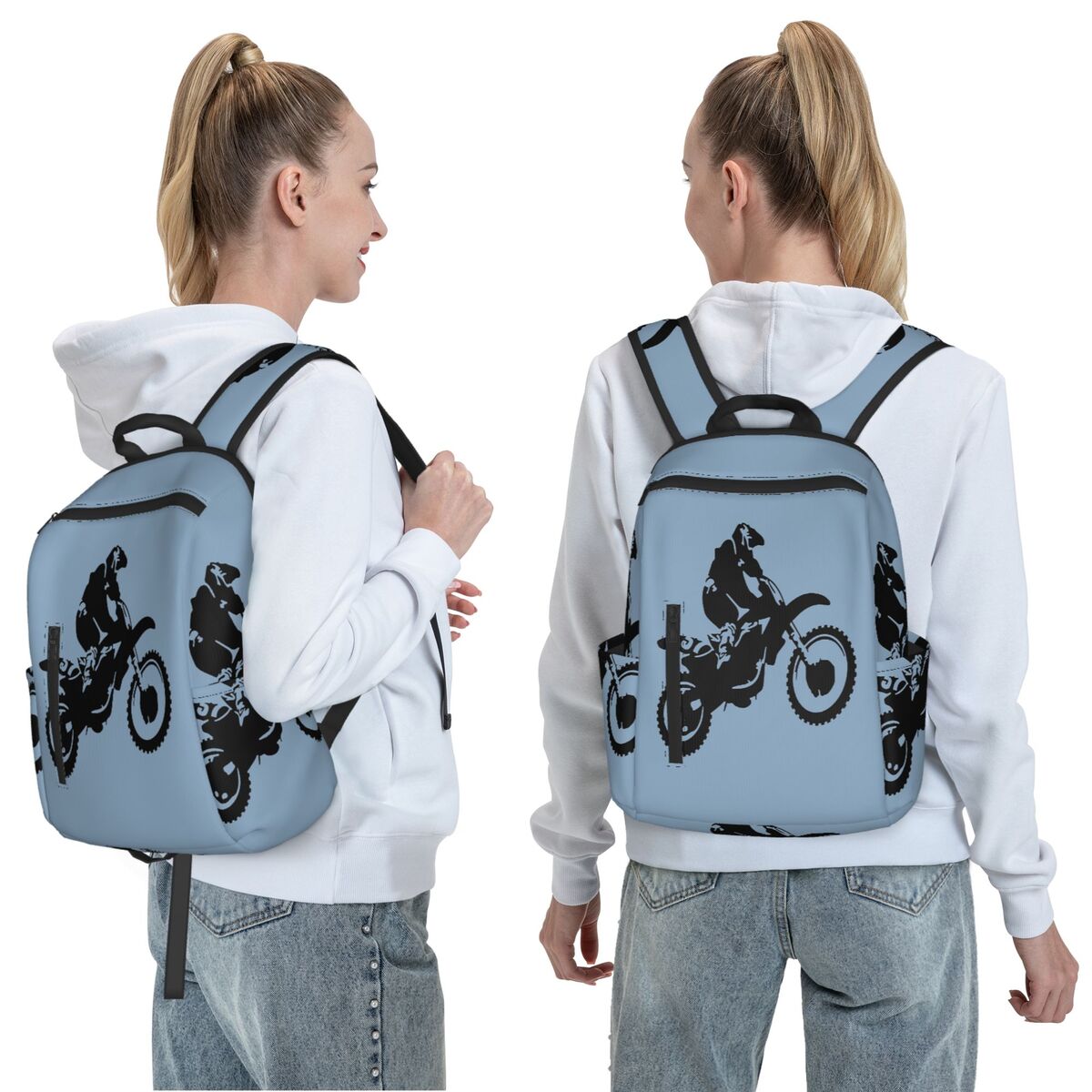 Moto X Dirt Bike Monotone Vect - Women Bags Vector review and price