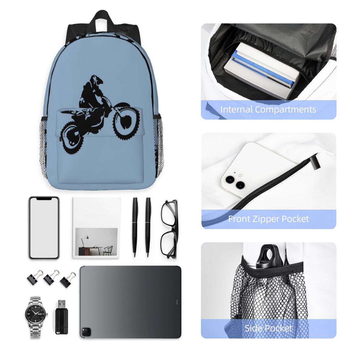 Moto X Dirt Bike Monotone Vect - Women Bags Vector review and price