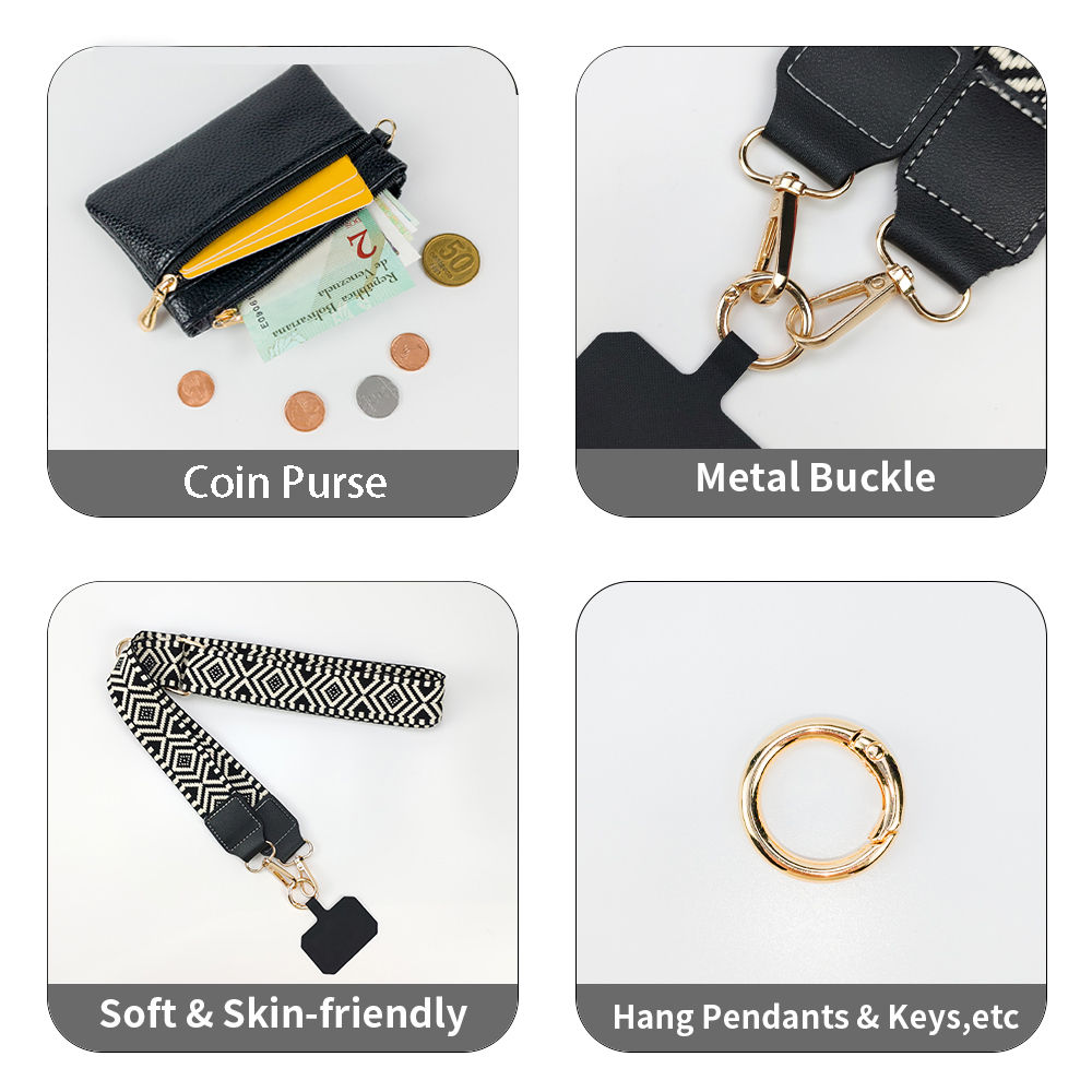 2 in 1 Phone Lanyard with Zipp - Phone Bag Crossbody review and price