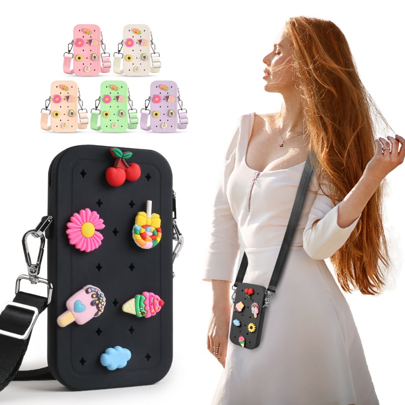 Multifunction Portable Silicon - Phone Bag Crossbody review and price
