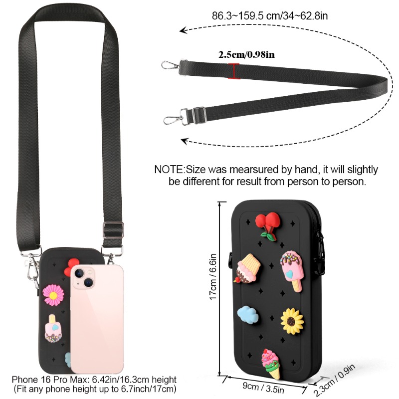 Multifunction Portable Silicon - Phone Bag Crossbody review and price