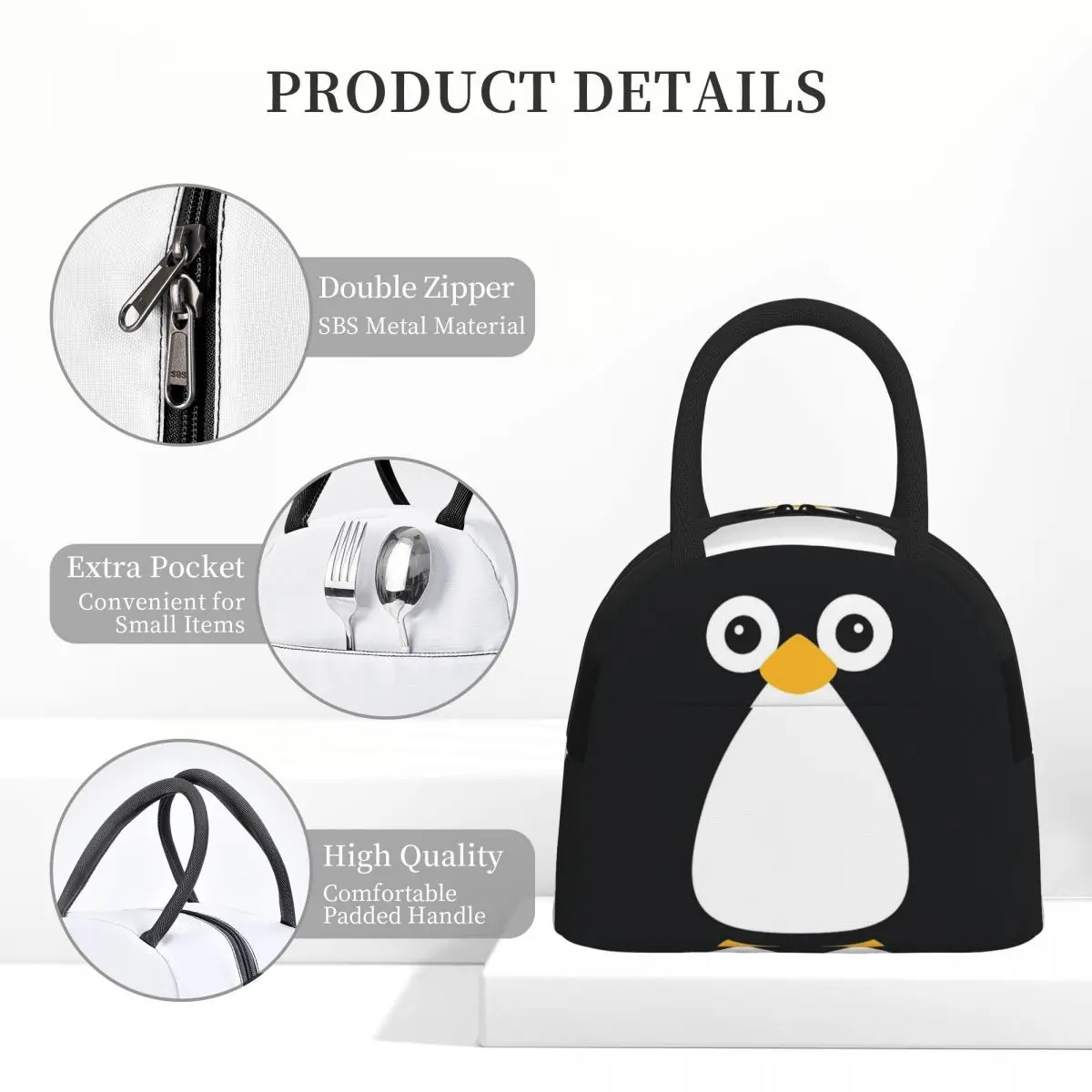 Cute Vector Penguin Insulated  - Women Bags Vector review and price