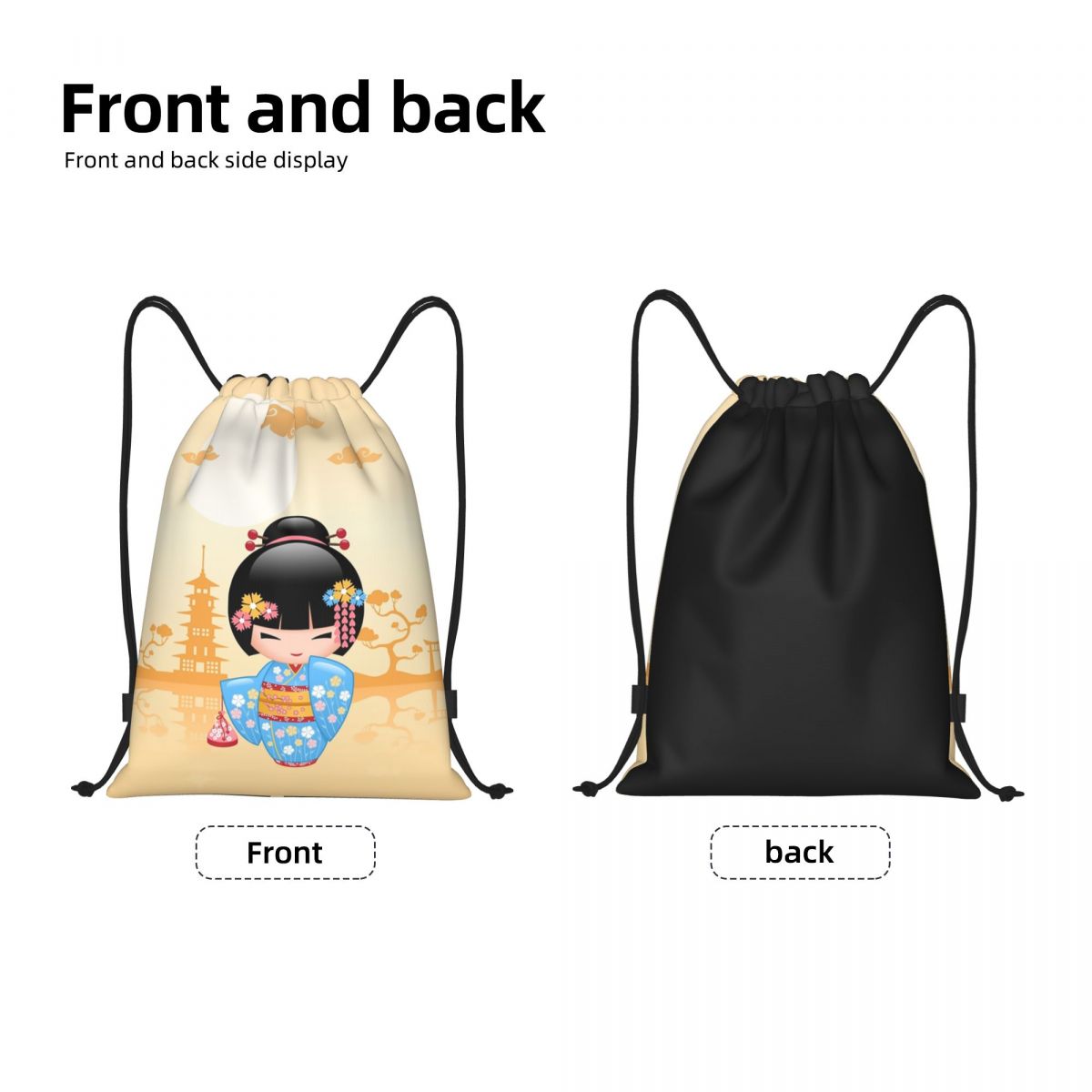 Japanese Maiko Kokeshi Doll Dr - Women Bags Vector review and price
