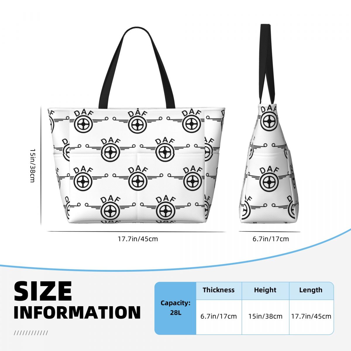 Daf Truck Logo Vector Design B - Women Bags Vector review and price
